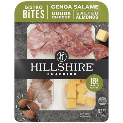 Hillshire Farm Snacking Bistro Bites with Genoa Salami, Gouda & Salted Almonds - 2.8oz