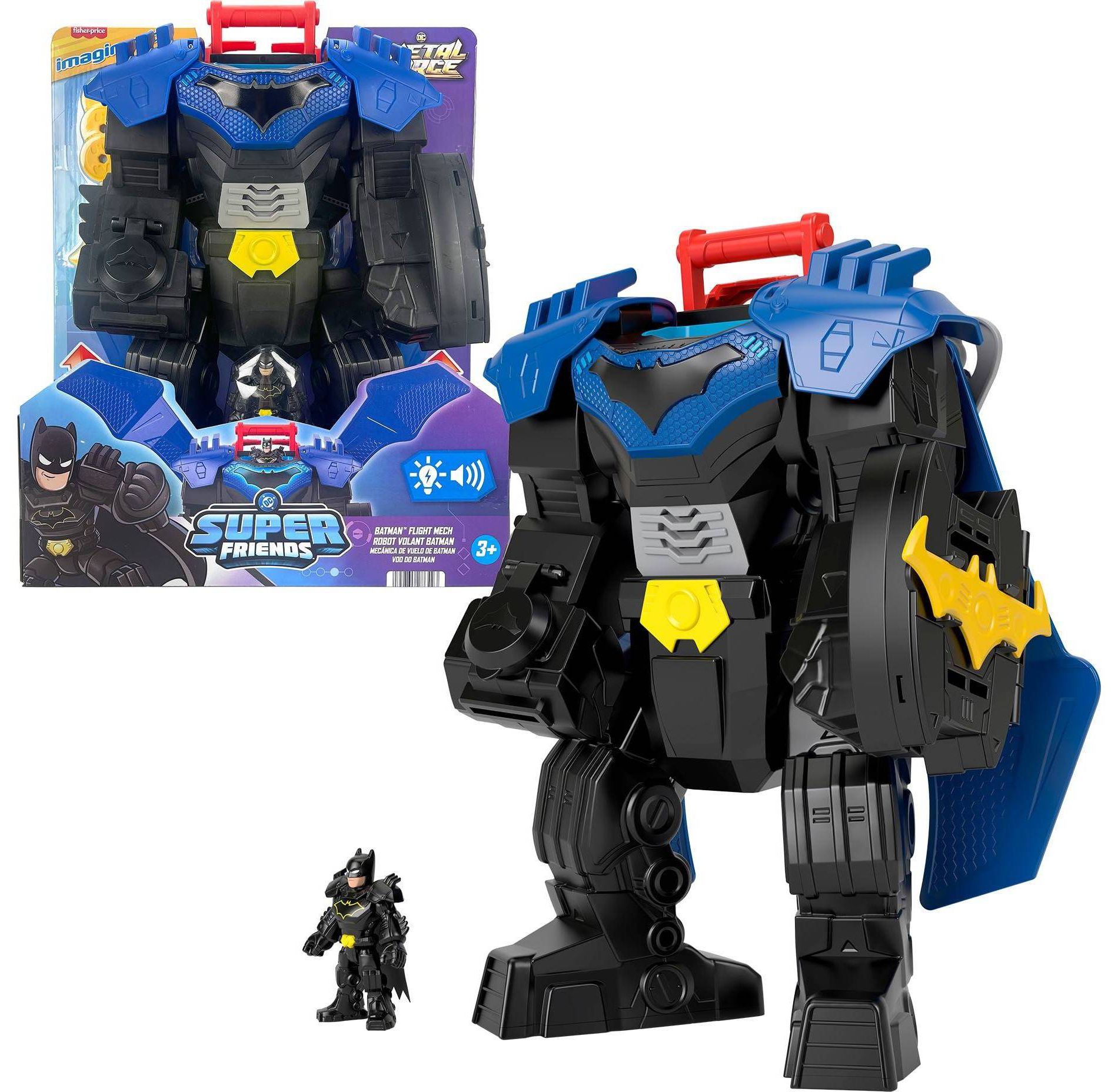 Imaginext Batman Mech Action Figure Playset - 4pk