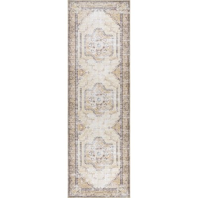 nuLOOM Glenda SpinClean Machine Washable Stain-Resistant Area Rug