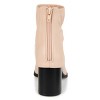 Journee Collection Women's Heddy Back Heel Zip Stacked Heel Booties - 3 of 4