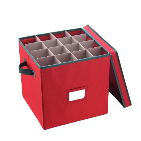 Sterilite 24 Compartment Stack & Carry Christmas Ornament Storage Box |  14276604