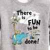 Boys' - Dr. Seuss - Fun To Be Done Graphic Long Sleeve Fleece Sweatshirt - 2 of 4