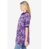 Woman Within Elbow-Sleeve Polo Tunic - 4 of 4