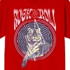 Vintage-Style Rock N Roll Tiger Men's Red Short Sleeve Crew Neck Tee - 2 of 3