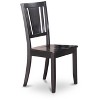 Homestock Hollywood Regency Dining Chair, Slatted Back And Wooden Seat - 3 of 3