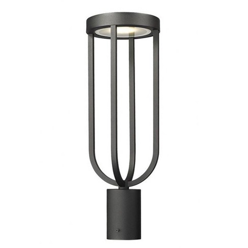 Z-Lite Leland 1 - Light Post Light in  Sand Black - image 1 of 4