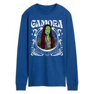 Men's - Marvel - Guardians of the Galaxy Gamora Art Nouveau Long Sleeve Graphic T-Shirt - 1 of 4