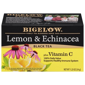 Bigelow Lemon Echinacea Plus Vitamin C Black Tea case of 6/18 - 1 of 4