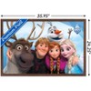 Trends International Disney Frozen - Group 10th Anniversary Framed Wall Poster Prints - 3 of 4