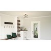 Quoizel Lighting Fortress 3 - Light Semi-Flush Mount in  Earth Black - 2 of 4