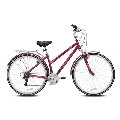 Kent Women's Ridgeway 700c/28" Hybrid Bike - Burgundy