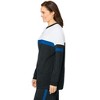 Woman Within Plus Size Color Block Long Sleeve Sweatshirt - 4 of 4