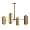 Savoy House Lio 8 - Light Chandelier in  Noble Brass - 2 of 3