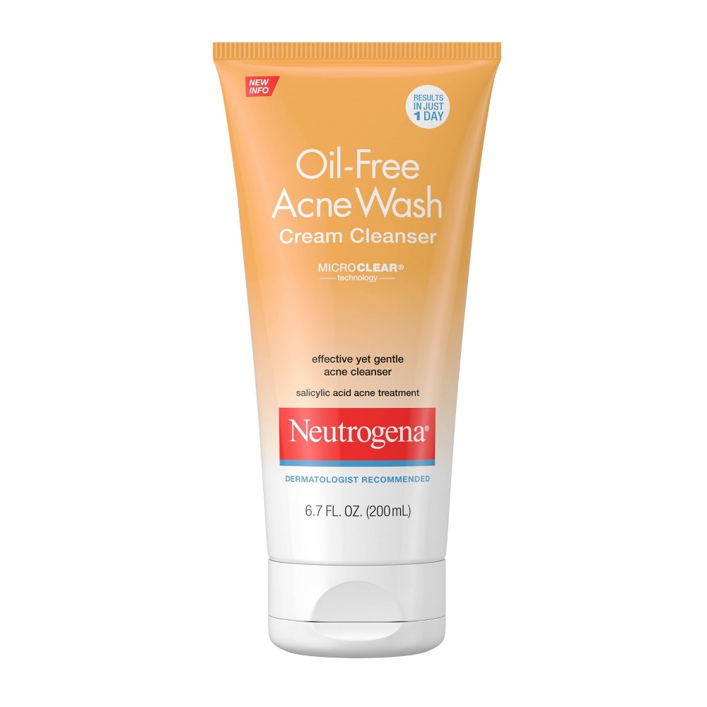 UPC 070501028308 product image for Neutrogena Oil-Free Acne Face Wash Cream Cleanser - 6.7 fl oz | upcitemdb.com