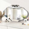Beautyolove 20 in. W x 30 in. H Scalloped Silver Decorative Wall Mirror - 4 of 4