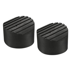 Unique Bargains Non Slip Round Rubber Ladder Accessories Protective Pads 2 Pcs - 1 of 3