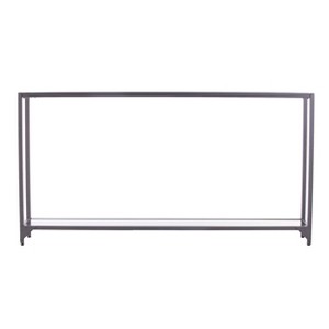 Bergen Narrow Metal Console Table - CM3656 - Silver - SEI - 1 of 4
