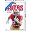 Trends International NFL San Francisco 49ers - Christian McCaffrey Feature Series 24 Framed Wall Poster Prints - 3 of 4