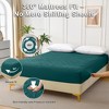 SEVOBAL Mattresses Diamond-patterned Ultrasonic Waterproof Quilted Fitted Sheet, Mattress Pad, Twin Size, Green, 39"*75"*8" - 4 of 4