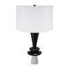 Dexmalle Table Lamp with Two Varying Disc Accents and White Shade - 2 of 4
