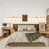 POWLIG Modern Vanity Light - Dimmable Bathroom Wall Sconce with Milky White Glass Shades - 3 of 4