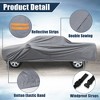 Unique Bargains Pickup Truck Cover for Ford F350 Crew Cab Dust Protection PEVA Dark - 2 of 4