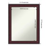 Amanti Art Dalat Non-Beveled Framed Bathroom Vanity Wall Mirror - 3 of 4
