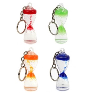 Beachcombers 2.5" Hourglass Kychan Rd/Blu/Grn/Orn S/4 - 1 of 2