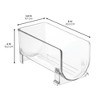 iDesign Stackable Bottle Holder - Set of 4 - Clear, USA Made - 4 of 4