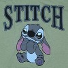 Disney Women's Juniors Lilo & Stitch Puppy Face Stitch Adult T-Shirt - 2 of 3