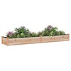 vidaXL Garden Raised Bed Natural wood Solid fir wood and breathable fabric - 94.5" x 17.7" x 9.8" Natural - 3 of 4