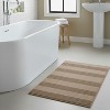 Knightsbridge Stylish And Comfortable All Season Traditional Wide Cut Design Cotton Bath Rug 24" X 40" Stone - 2 of 4