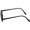 Calabria 4365 Designer Reading Glasses in Black +3.00  Frame/42mm Lens Width - 2 of 4