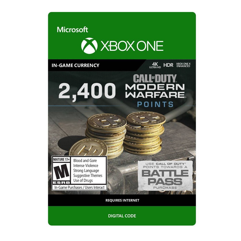 Photos - Game Call of Duty: Modern Warfare 2,400 Points - Xbox One (Digital)