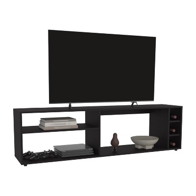 Vynxaria Modern TV Stand, 60" TV Capacity, 6 Shelves