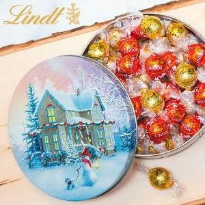 All Decked Out Christmas Gift Tin Lindt Truffles (45pcs) - 1 of 1