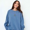 Simply Sage Market Embroidered Just A Cozy Goose Garment Dyed Sweatshirt - 2 of 4
