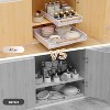 LunaLulinlk Pull Out Cabinet Organizer with Wooden Handle, Storage Cabinet Organizer for Kitchen Pantry Bathroom, Cupboard Shelf Pullout (1 Pack) - 2 of 4