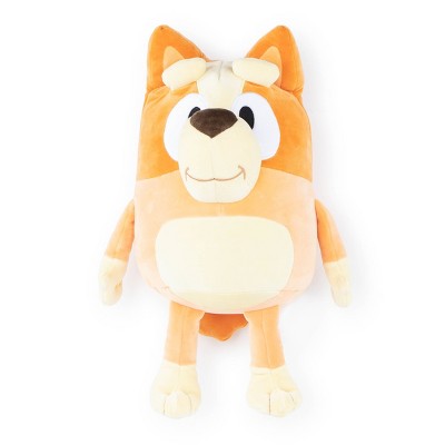 Bluey Bingo Plush Pillow Buddy in Orange and Beige Microfiber