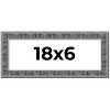 PosterPalooza | Panoramic Distressed Black Picture Frame - UV Acrylic, Foam Board Backing, Hanging Hardware - 2 of 4