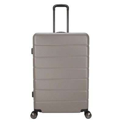 Skyline Hardside Large Checked Spinner Suitcase - Oxford Tan