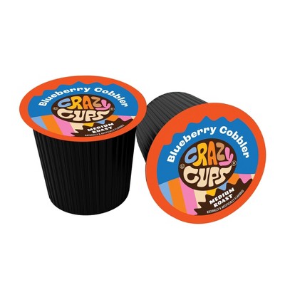 Crazy Cups Blueberry Cobbler Flavored Coffee Pods