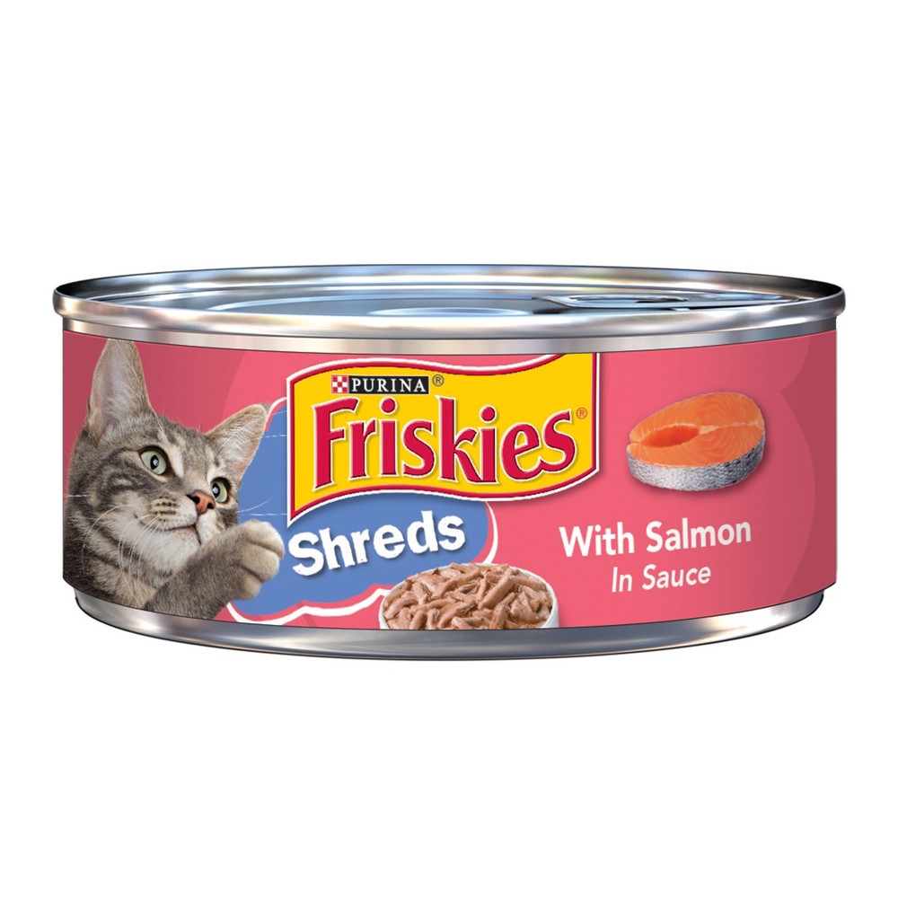 UPC 050000572038 product image for Friskies Salmon in Sauce Savory Shreds Wet Cat Food - 5.5 oz | upcitemdb.com