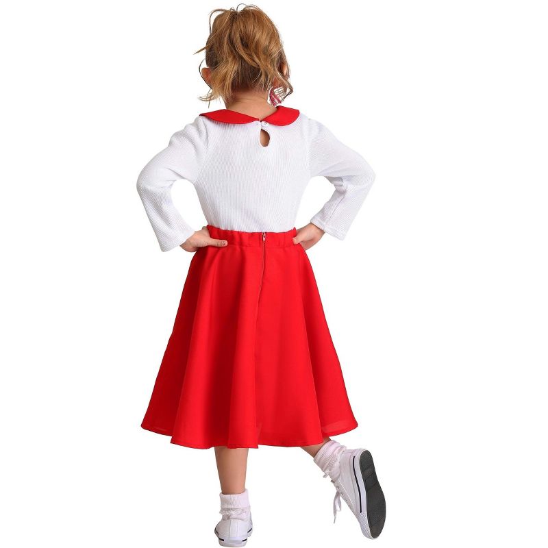 HalloweenCostumes.com Grease Rydell High Cheerleader Costume for Toddlers., 2 of 3