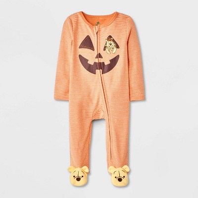 Baby Disney Winnie The Pooh Halloween Jack O' lantern Sleep N' Play - Orange