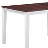 Acme Furniture Green Leigh Dining Tables White/Walnut Finish - image 2 of 4