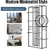 6 Tiers Bookshelf, Tall Bookcase Industrial Style Open Display Shelves, Modern Metal Frame Bookcases Large Bookshelf with Storage for Home,Office - 4 of 4