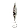 Kurt S. Adler 13.5 Inch White Mirror Star Treetopper Glittered Tree Toppers - 2 of 3