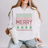 Simply Sage Market Ugly Sweater Merry Lightweight Garment Dyed Sweatshirt - 2 of 4