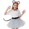 Joyfy Halloween Costume Accessory Mouse Costume Set, Animal Ears Headband Tail Costume Accessory for Kids Adult Halloween Animal Costume - 4 of 4